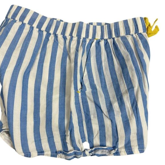 Mini Boden White Blue StripeShorts size 8 Year - Picture 3 of 6